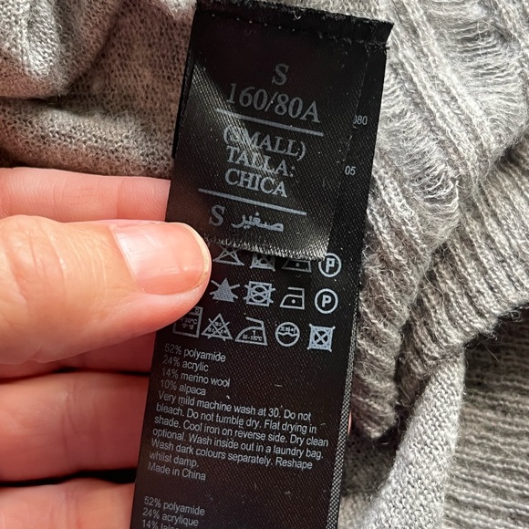 ALLSAINTS HANDKERCHIEF VNECK SWEATER - Picture 10 of 12